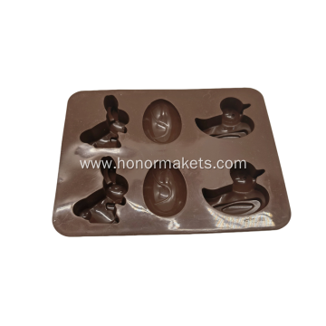 Easter Rabbit Bunny Duck Egg Silicone Chocolate Mold